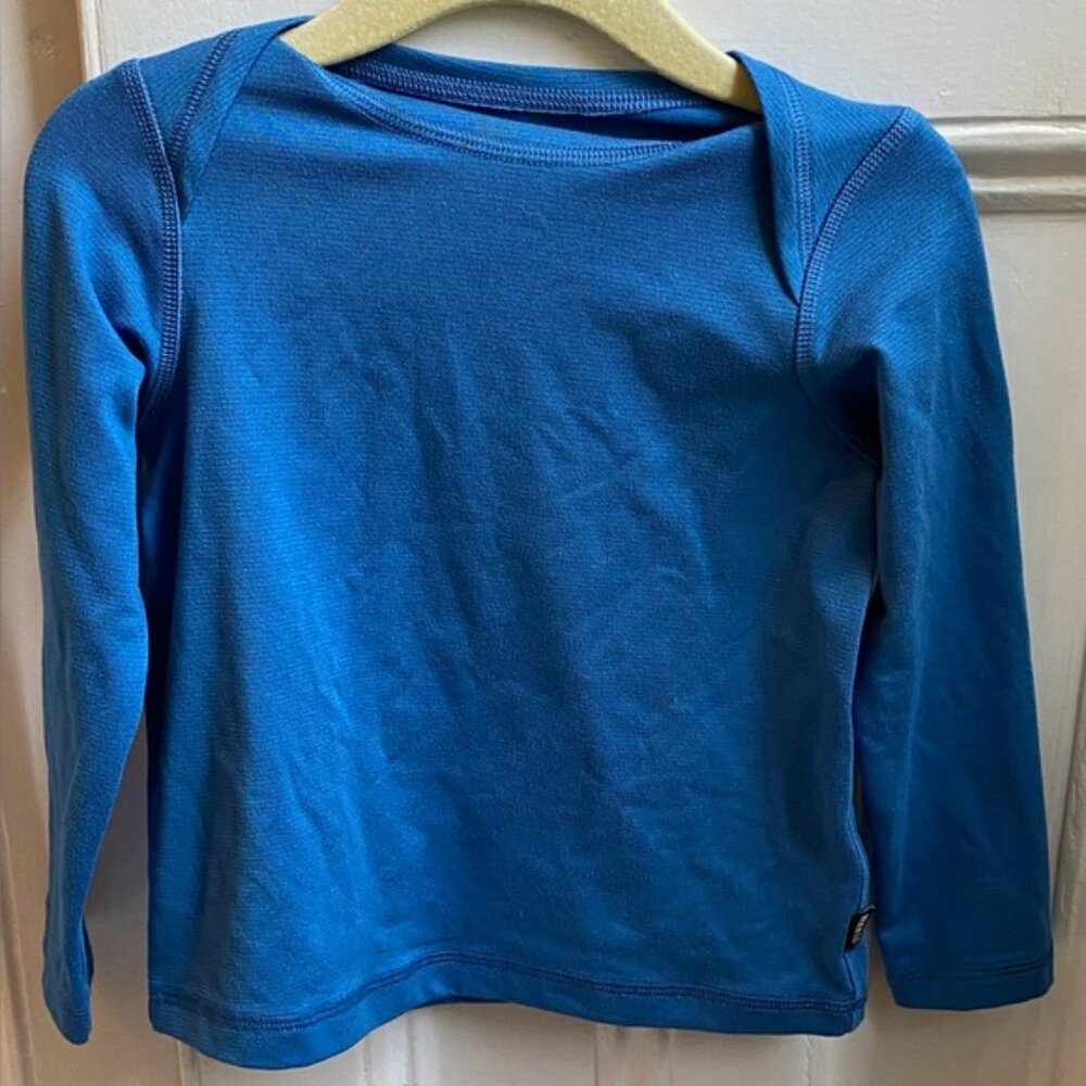 REI Blue Midweight Base Layer Set: Top & Bottoms